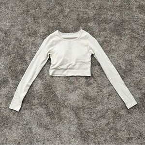 nwot lululemon ebb to street crop long sleeve shirt